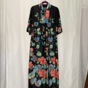 Floral long maxi dress